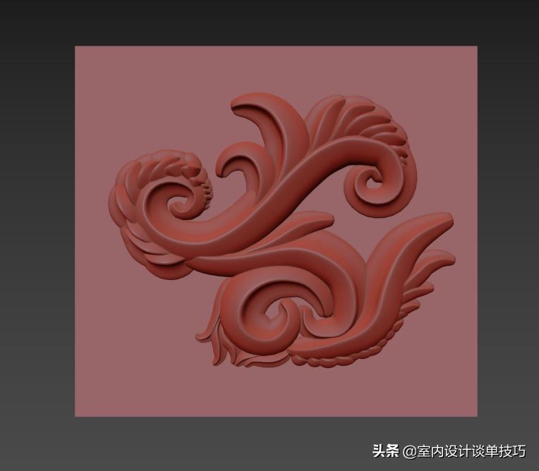 國外效果圖大神繪制3dmax雕花模型，10秒鐘搞定，你敢信？