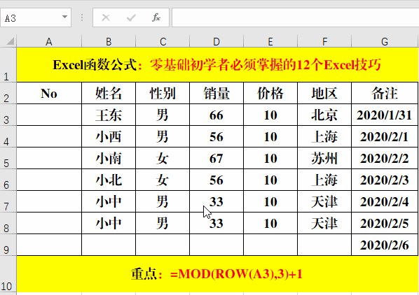 零基礎(chǔ)、初學(xué)者必須掌握的10個(gè)Excel技巧，辦公必備！