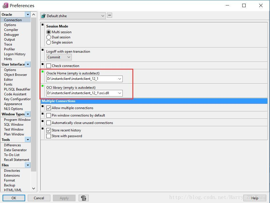 PLSQL Developer連接Oracle及基本使用，表及語句索引情況