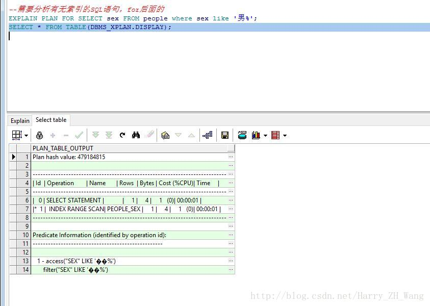 PLSQL Developer連接Oracle及基本使用，表及語句索引情況