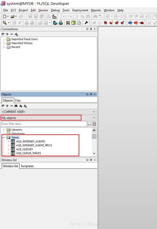 PLSQL Developer連接Oracle及基本使用，表及語句索引情況