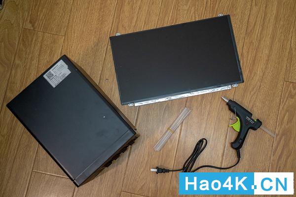 教你：閑置損壞筆記本電腦如何改造的DIY液晶顯示屏！