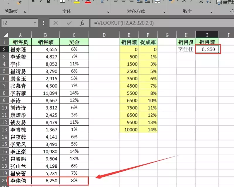 VLOOKUP函數(shù)的使用方法詳解