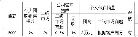 銷售人員提成及薪酬制度及獎懲實施細(xì)則方案