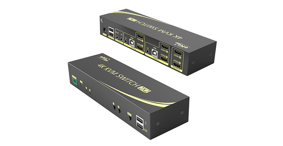 雙屏主機(jī)也能切換了！HDMI KVM雙屏切換器212HK
